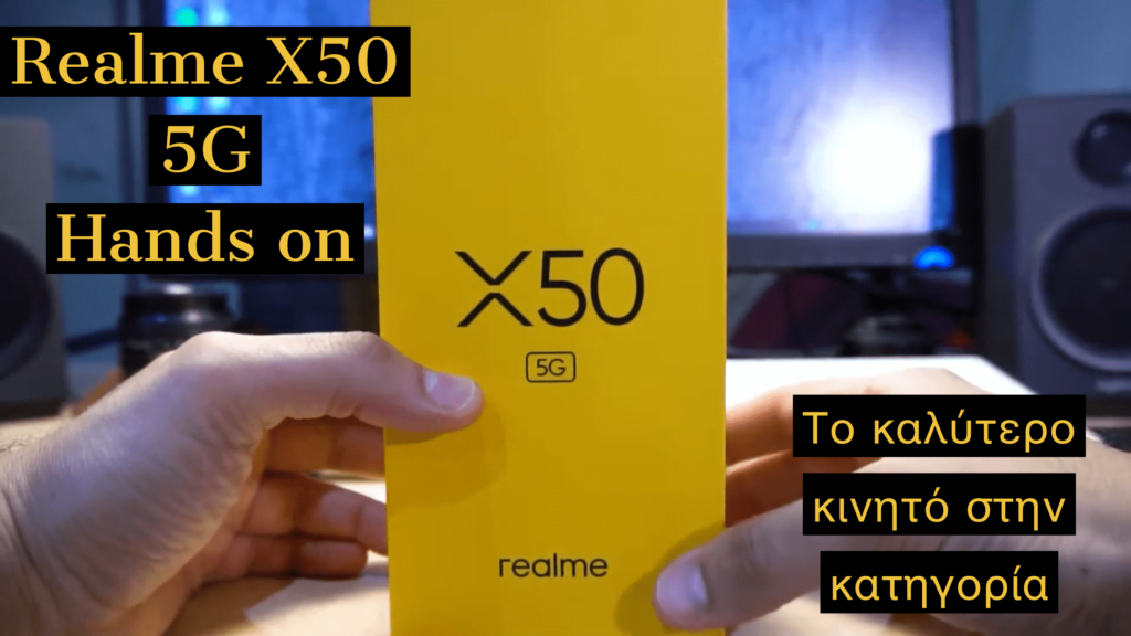 Realme X50 5G displayer