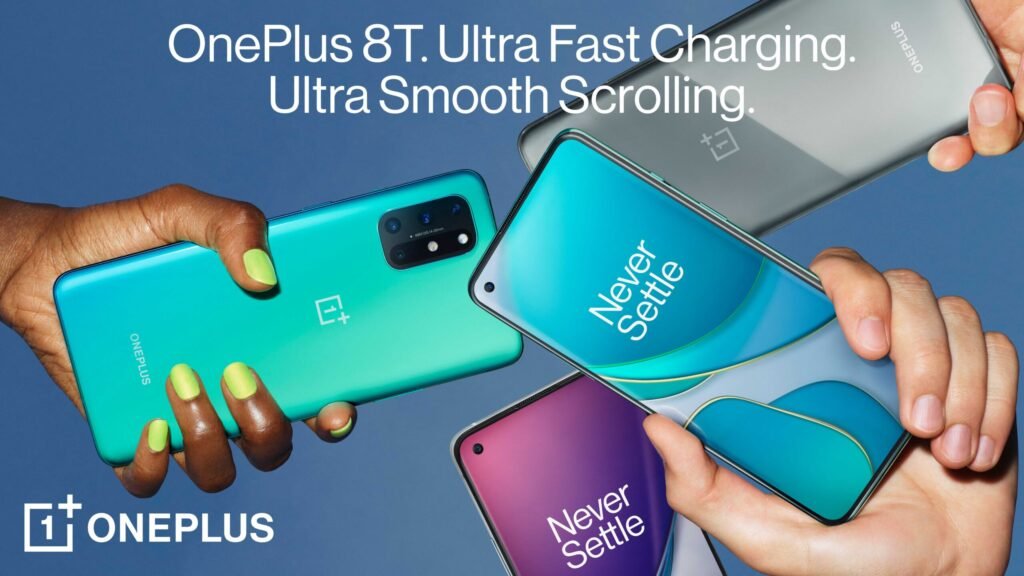 OnePlus 8T displayer