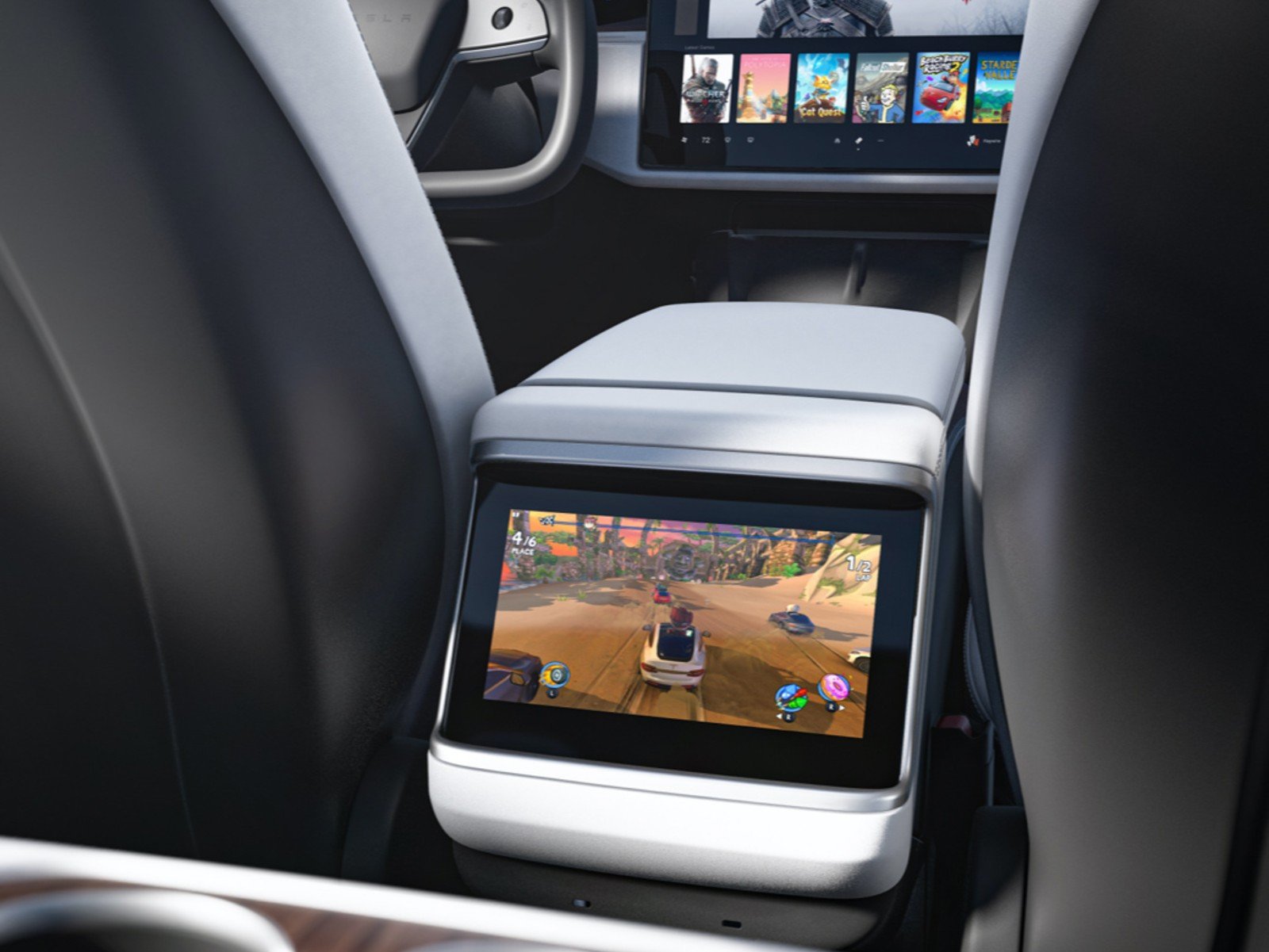 Το επανασχεδιασμένο εσωτερικό του Tesla Model S με οθόνη 17 ιντσών!