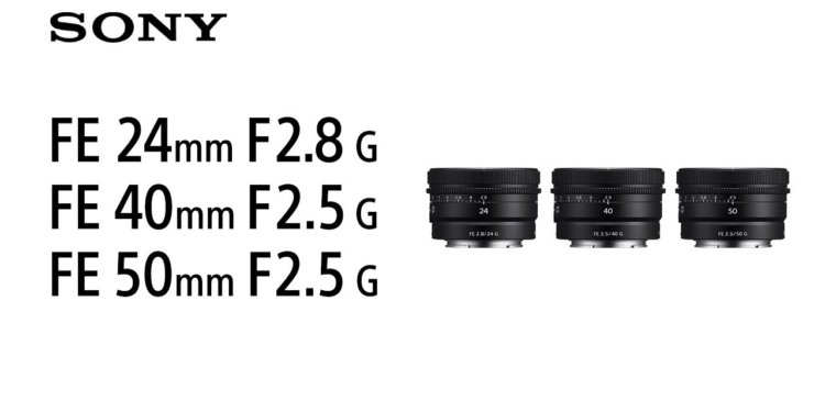 Τρεις νέοι υψηλής απόδοσης φακοί G από την SONY