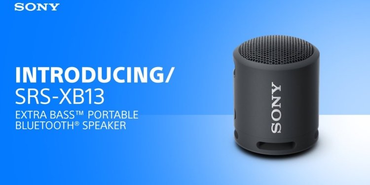 Sony SRS-XB13 με ισχυρό ήχο EXTRA BASS σε compact σχεδιασμό