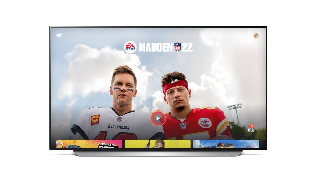 lg google stadia displayer