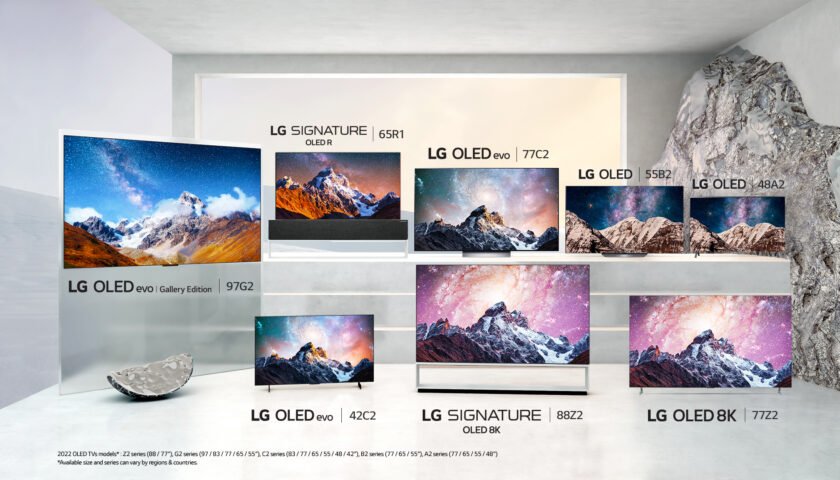 τηλεοράσεις LG 2022 displayer