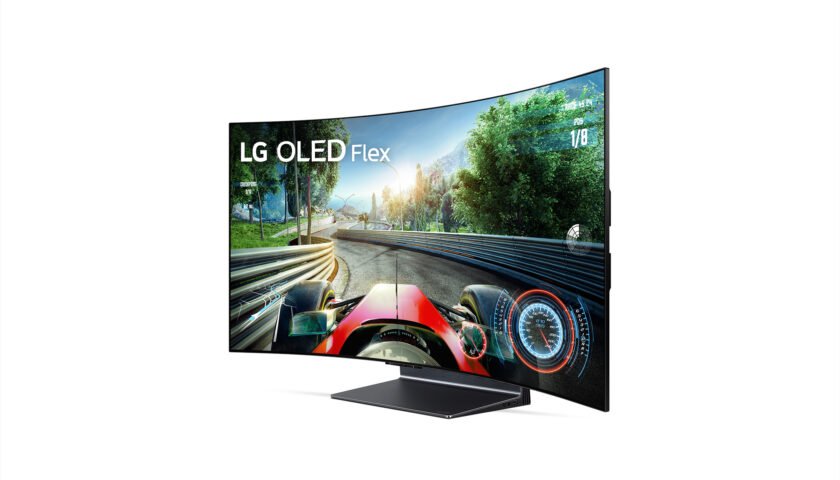 LG εύκαμπτη OLED TV displayer