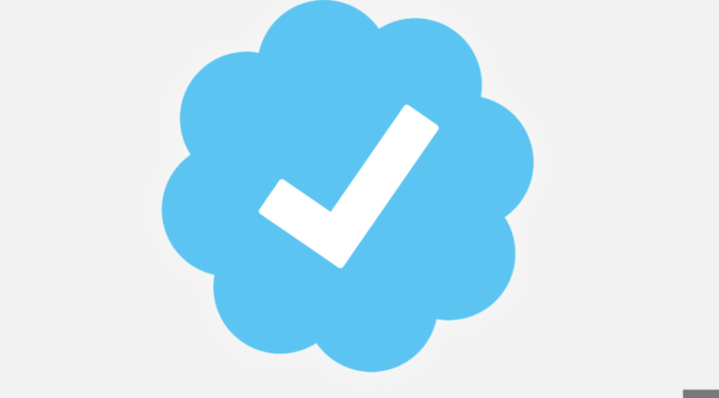 Elon Musk twitter blue verified symbol