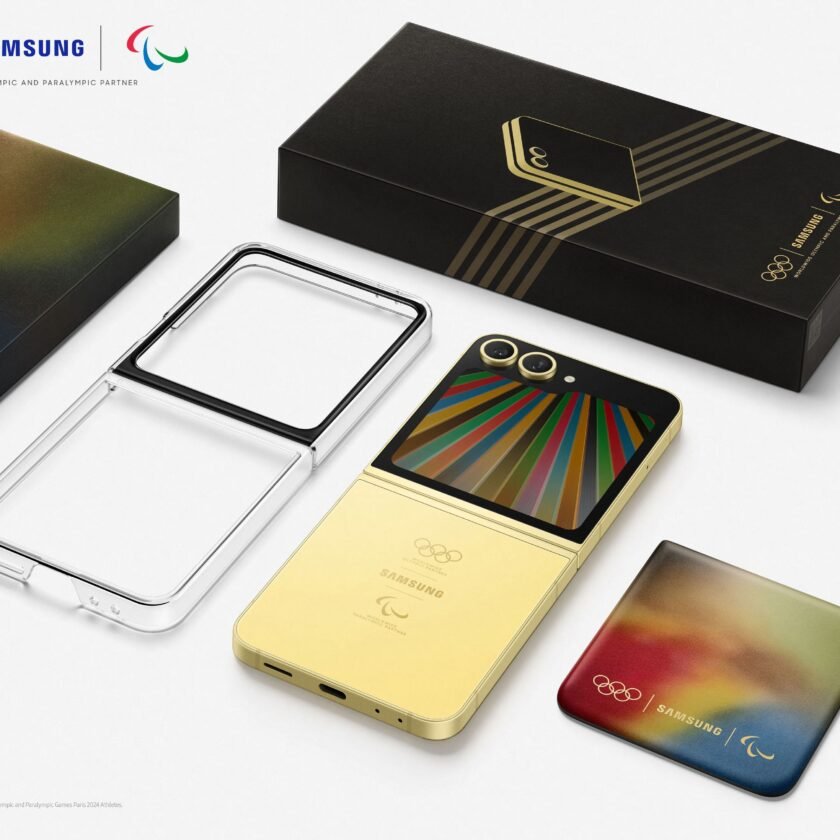 Galaxy Z Flip6 Olympic Edition displayer