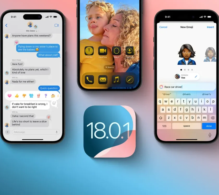 αναβάθμιση iOS 18.0.1