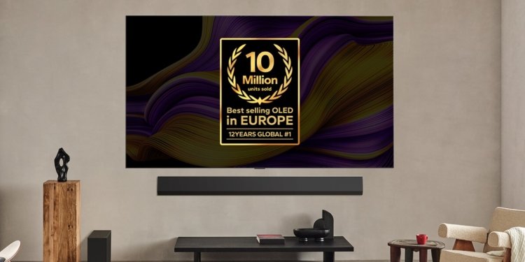 Η LG είναι η πρώτη εταιρεία με 10 εκατομμύρια πωλήσεις OLED TVs στην Ευρώπη