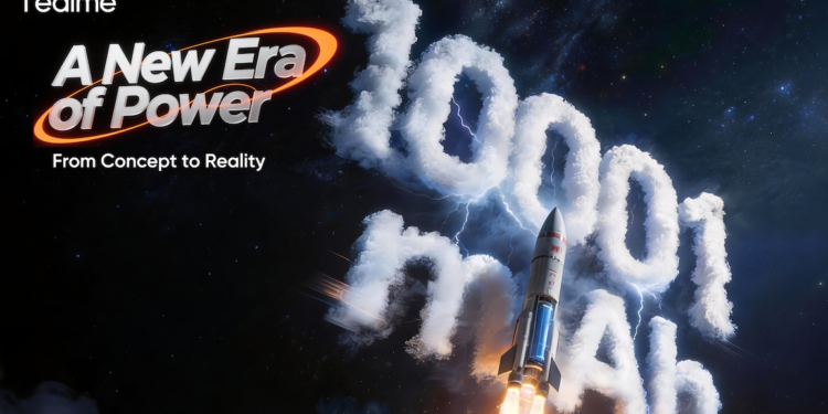 realme titan 10.001 mA