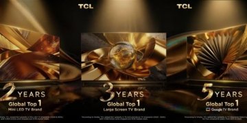 Η TCL επεκτείνει την ηγετική της θέση παγκοσμίως στην αγορά τηλεοράσεων για 5η συνεχή χρονιά